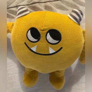 Nibbles the Book Monster Yellow Corduroy Plush By Emma Yarlett  Doll Toy 2016